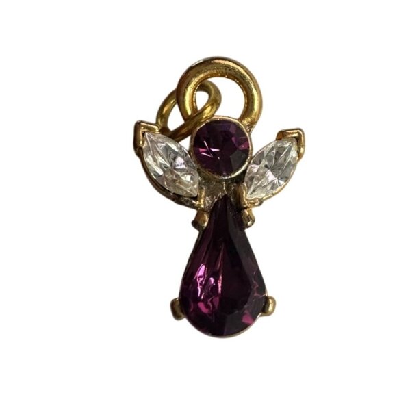 3 Vintage Pendants/Charms with Necklace (Heart, Angel and Circle Pendant) - Picture 13 of 16